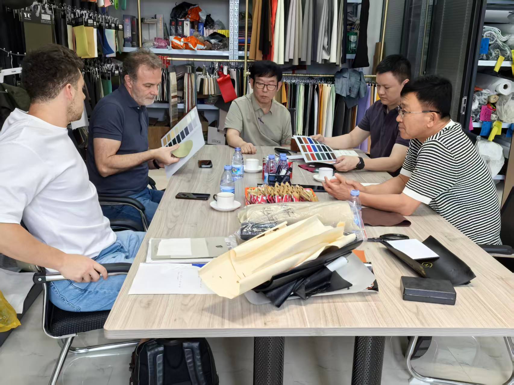 客户材料选样交流